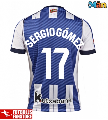 Real Sociedad Sergio Gomez #17 Hemmatröja 2025-26 Kortärmad